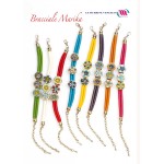 bracciale con tre pietre di murrina veneziana