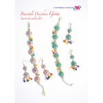 bracciale e orecchini in murrina e swarosvsky multicolor
