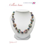 collana elegante con perle di murano