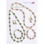 collana orecchini e bracciale eleganti con perle di murano 