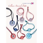 bracciale e collana con laccetto in alcantara e murrina veneziana