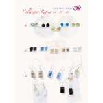 orecchini tondi in vetro di murano collezione regine46
