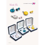 parure novita ( orecchini+pendente ) in vetro di murano