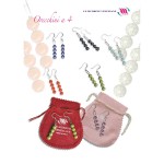 orecchino lungo con quattro perle di murrijna veneziana 