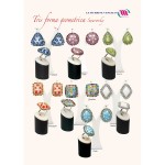 anello + orecchini forma geometrica di murrine veneziane e swarovsky 